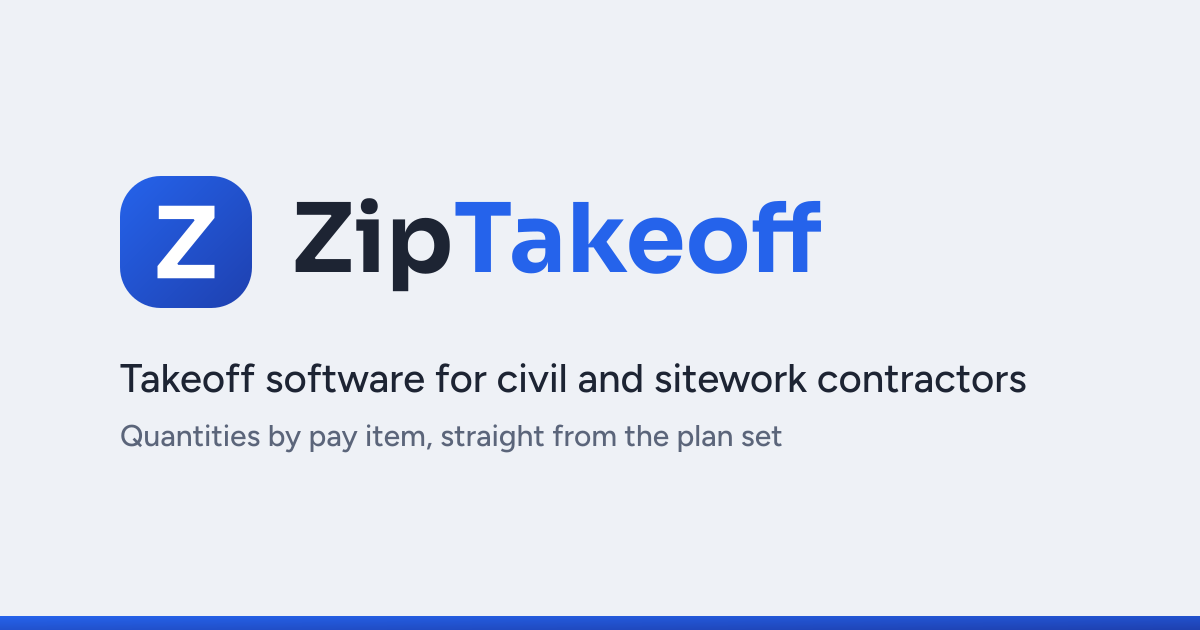 Zip Takeoff